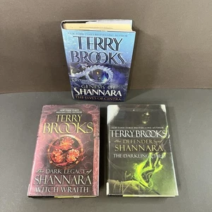Terry Brooks Shannara Hardcover Lot of 3 Ex-Library First Edition Witch Wraith - Picture 1 of 21
