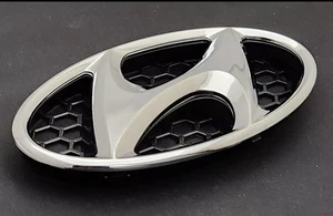 FRONT Grille Emblem "H" 863004A910 fits Hyundai Sonata 2011-2014 Chrome - Picture 1 of 4
