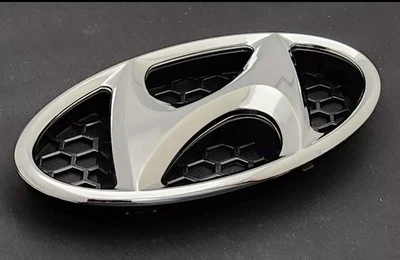 Parrilla delantera emblema "H" 863004A910 se adapta a Hyundai Sonata 2011-2014 cromada Foto 1 de 4