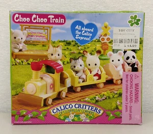 Calico Critters CHOO CHOO TRAIN 2010 ~ NEW & SEALED ~ Calico Express Shelf Wear - Picture 1 of 14