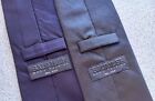 TWO BAUMLER SILK CLASSIC BUSINESS EXECUTIVE TIES FROM TV WARDROBE DEPARTMENT
