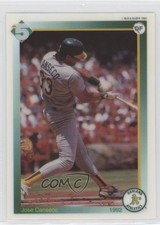 1992 High 5 Reusable Decals Jose Canseco