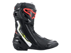 Alpinestars Supertech R Boots (Black/White/Red Fluo/Yellow Fluo) - Picture 1 of 4