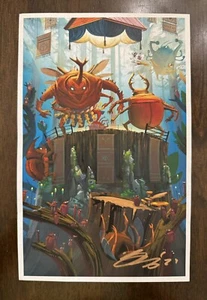 Kabuto Sumo Bug Wrestling Game Exclusive Print Autographed Signed by Artist - Imagen 1 de 4
