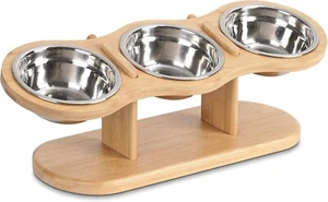 CILXGQLN Elevated Cat Bowls Raised Cat Food Bowls, 15° Tilted Pet Bowls for Cats - Picture 1 of 9
