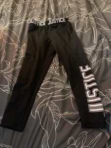 Girls Justice Legging Pant Love Graphic Yoga Sports SZ6 - Picture 1 of 6