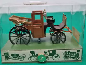 MIB 1:43 BRUMM #2 Landaulet Open (sec XIX ) Horse Drawn Carriage Made in Italy - Picture 1 of 4