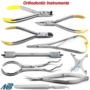 Orthodontic Distal TC Hard Wire Cutter Noyes Scissor Bracket Holding Tweezers CE - Picture 1 of 10