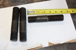 30 Pc's 1 1/8"-7 x 5.750" L7 Threaded Studs for Butterfly Valve and 30 nuts - Picture 1 of 1