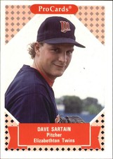 1991-92 ProCards Tomorrow's Heroes #100 Dave Sartain