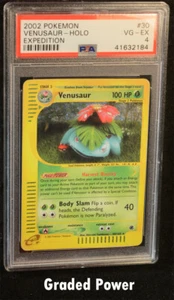 Pokemon Expedition Venusaur PSA 4 Holo (2184) #30 - Picture 1 of 2