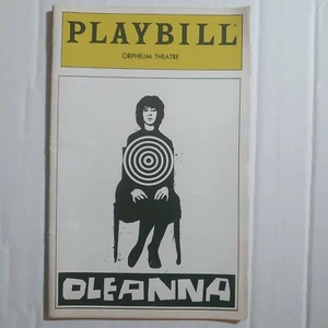 Oleanna Playbill January 1994 Jim Frangione Mary McCann Orpheum Theatre NYC - Picture 1 of 6