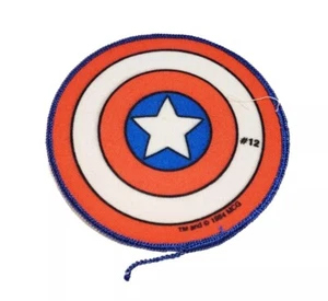 Vintage Captain America Red, White, & Blue Shield #12 Patch Badge 1984 - Picture 1 of 4