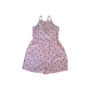 Carter's Kid ~ Girls Size 10/10A ~ One Piece ~ Pink Floral ~ Sleeveless Romper - Picture 1 of 6