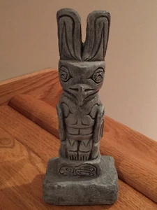 Mt St Helen's Sculptures Genuine Volcanic Ash Tiki God ~ VTG 1981 - Picture 1 of 12