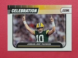 Jordan Love - Packers - 2024 Score - Celebration - Red Parallel - #C-JLE - Picture 1 of 2
