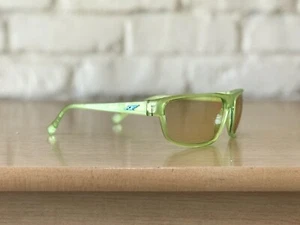 ARNETTE Clear Crystal Sport Wrap Transparent Neon Green Frogskin 4259-2632 New - Picture 1 of 7