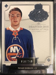 Noah Dobson 2019-20 UD THE CUP /249 ROOKIE CLASS Of 2020 19/20 RC Upper Deck NYI