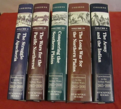 Eyewitnesses to the Indian Wars 1865-1890, 5 volumes by Peter Cozzens (Hardcover - Image 1 of 4