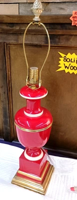 LÁMPARA DE MESA COLECCIONABLE (RARA) ROBERT ABBEY/MARY MCDONALD #2602 "ANNIKA"- 29 PULGADAS Foto 1 de 3