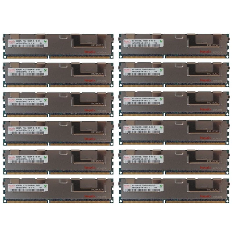 96GB Kit 12x 8GB DELL POWEREDGE R610 R710 R815 R510 C6105 C6145 R720 MEMORY Ram - Image 1 of 1