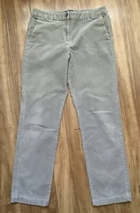 Pendleton Women’s Grey Corduroy NWT Chino Style Pants Size 14 - Picture 1 of 12