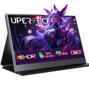 OLED Tragbarer Monitore 13,3" 1080P Mobiler Bildschirm Mini Screen Für PC Game - Bild 1 von 11