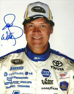 Foto firmada a mano de Michael Waltrip 8x10 NASCAR autógrafo de carreras firma - Imagen 1 de 1