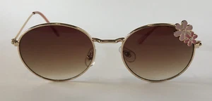 Sonnenbrille Kind Jugend Mädchen The Children's Place rund Hippie rosa Blume - Bild 1 von 13
