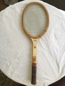 Wilson Jack Kramer Autograph Medium 4-5/8 Vintage Wood Tennis Raquet (R1) - Picture 1 of 11