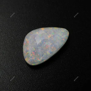 Piedra preciosa suelta doblete certificado ópalo de fuego roca natural corte cabujón 8,95 quilates - Imagen 1 de 7