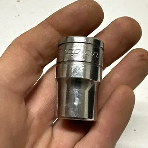 Snap-on Tools New SW181A 1/2" Drive SAE 12 Point Shallow 9/16" Chrome Socket USA - Bild 1 von 5
