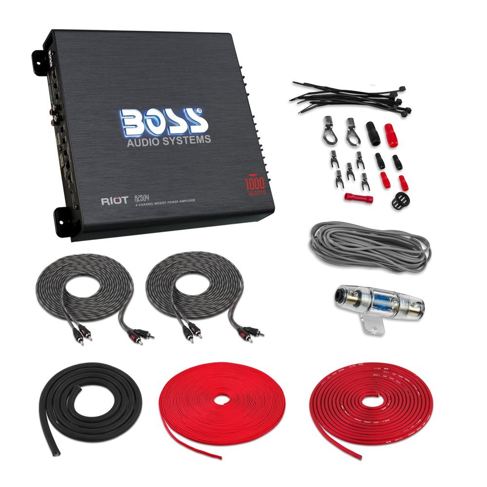 Boss R2504 1000W Class A/B 4-Channel 