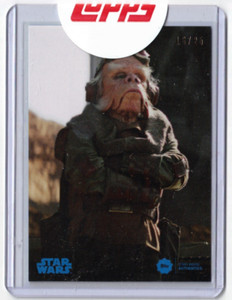 🔥 NICK NOLTE as KUIIL Topps Star Wars Authentics BLUE Parallel Card #16/25 🔥