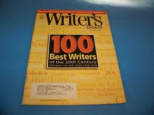 Writer's Digest Magazine "100 Best Writers Of The 20th Century" Vintage 1999 - Imagen 1 de 3