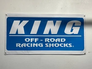 King Shocks off road Vinyl Banner Sign 2'X4' mancave shop room - Bild 1 von 2