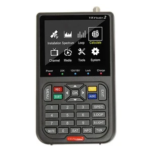 V8 Finder 2 Misuratore di segnale rilevatore satellitare 3,5 pollici HD LCD 4000 mAh USB 2.0 DVB fantastico - Foto 1 di 24