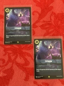 2x Disney Lorcana - Illumineer's Quest: Deep Trouble - Typhoon - 27/31 x2 - Picture 1 of 5