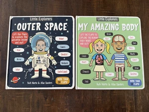 Little Explorers: My Amazing Body & Outer Space Children's Educational Books Lot - Foto 1 di 2