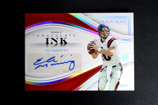 2023 Panini Immaculate Collection Collegiate Ink Eli Manning Auto Card #/10