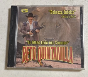 Pobreza Infeliz ( Maria Y Jose) Cd Beto Quintanilla SEALED CRACKED CASE Mexican - Picture 1 of 5