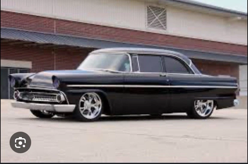 Ford Customline 1955 manija de puerta lateral cromada del conductor nuevo stock antiguo fabricante de equipos originales EE. UU. Foto 1 de 4