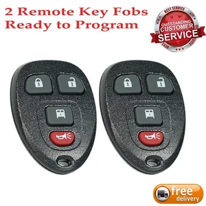 2 For 2013 2014 2015 2016 2017 Chevrolet Express Keyless Entry Remote Key Fob - Picture 1 of 8