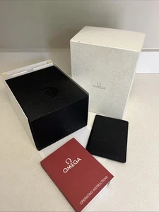 Omega 50 Years Celebrating 007 Speedmaster Inner & Outer Box Card Holder Manual - Picture 1 of 15
