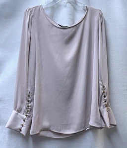 EXPRESS Langarm-Blusentop hellmauve rosa Damen Gr. XL SCHNELLER VERSAND! - Bild 1 von 6