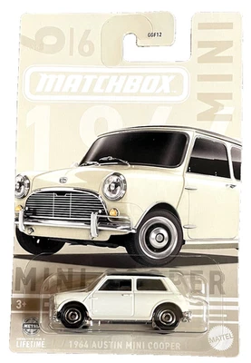 Matchbox 1964 Austin Mini Cooper 6/6 1:51 Modellauto Kinder Spielzeug Serie OVP - Bild 1 von 4