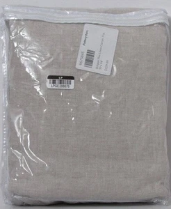 Pottery Barn Belgian Flax Linen Cotton Lined Curtain 1 Panel 50" x 84" Flax New - Picture 1 of 5