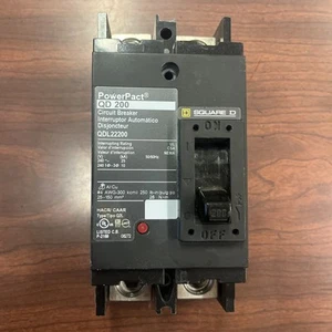 Interruttore Square D PowerPact QD 200 QDL22200 200A 2P 240V spedizione gratuita - Foto 1 di 5