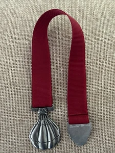 Vintage MÖWE ZINN & rotes Band Lesezeichen Metall Muschel Lesezeichen Kanada - Bild 1 von 5