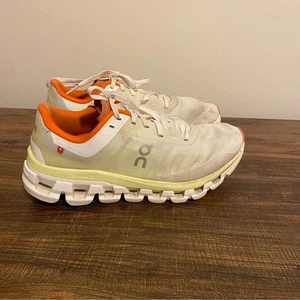 OnCloud White and Yellow Running Shoes size 7.5 - Picture 1 of 9